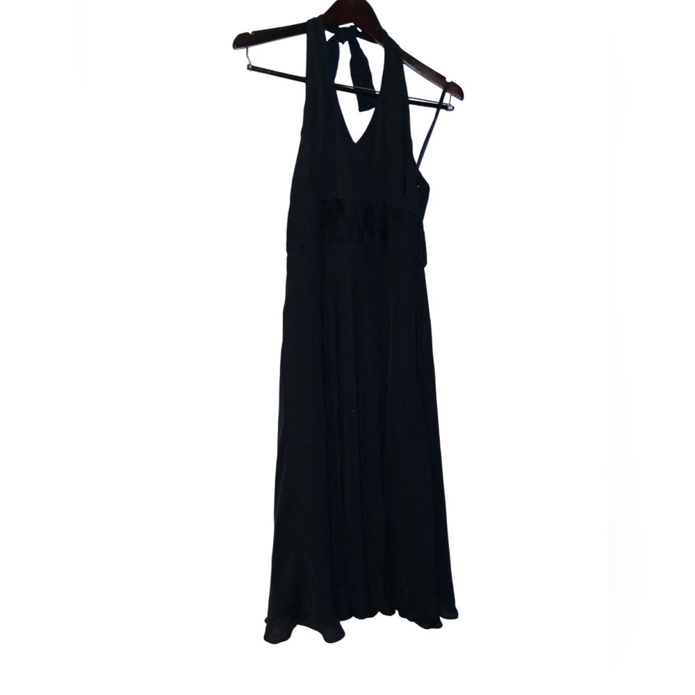 Ann Taylor Black Backless Dress